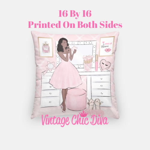 Pink Beauty Girl9 Pillow Case-