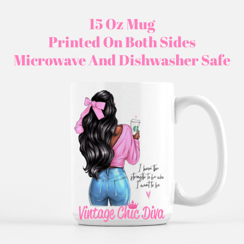 Pink Bow Coffee Girl9 Coffee Mug-