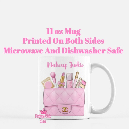 Pink Chanel Bag Makeup6 Coffee Mug-