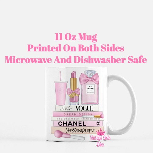 Pink Chanel Starbucks Set17 Coffee Mug-