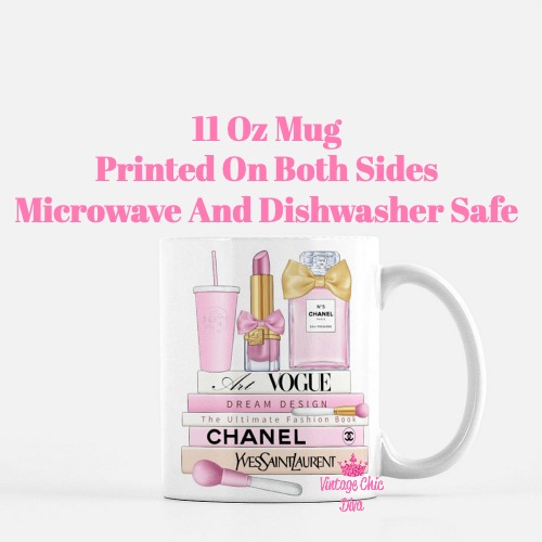 Pink Chanel Starbucks Set18 Coffee Mug-