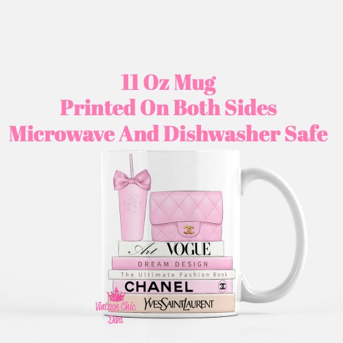 Pink Chanel Starbucks Set21 Coffee Mug-