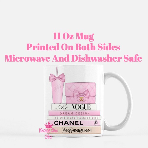 Pink Chanel Starbucks Set22 Coffee Mug-