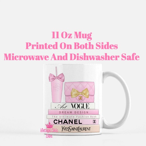 Pink Chanel Starbucks Set23 Coffee Mug-