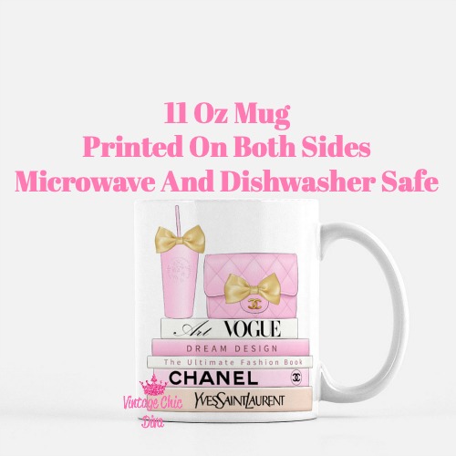 Pink Chanel Starbucks Set28 Coffee Mug-