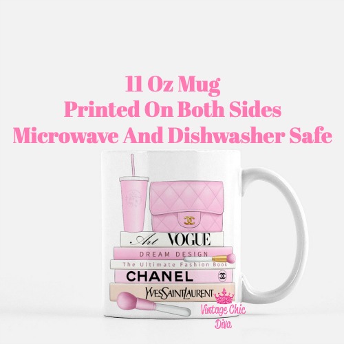 Pink Chanel Starbucks Set6 Coffee Mug-