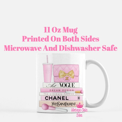 Pink Chanel Starbucks Set8 Coffee Mug-
