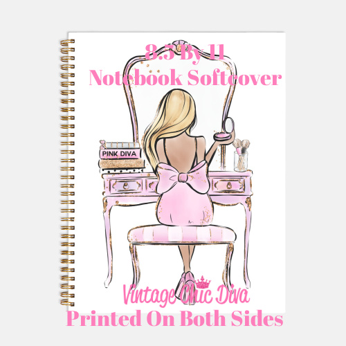 Pink Diva Vanity Girl1 Notebook-