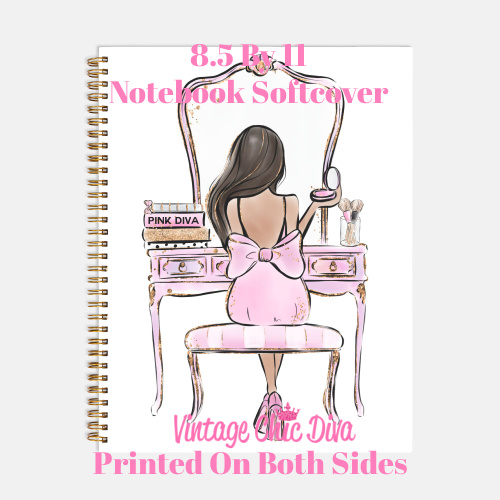Pink Diva vanity Girl3 Notebook-