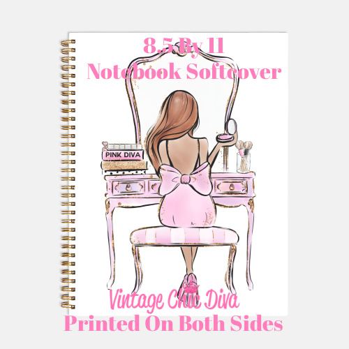 Pink Diva Vanity Girl4 Notebook-