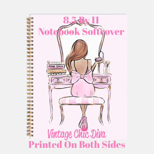 Pink Diva Vanity Girl9 Notebook-