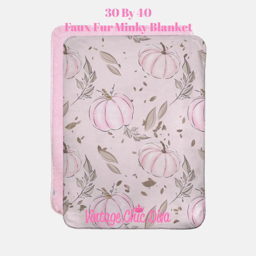 Pink Fall Love1 Blanket-
