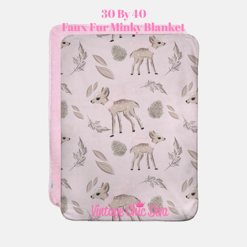 Pink Fall Love3 Blanket-