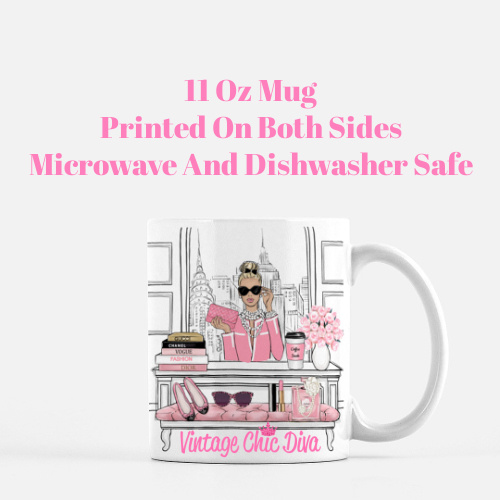 Pink Girl Boss11 Coffee Mug-