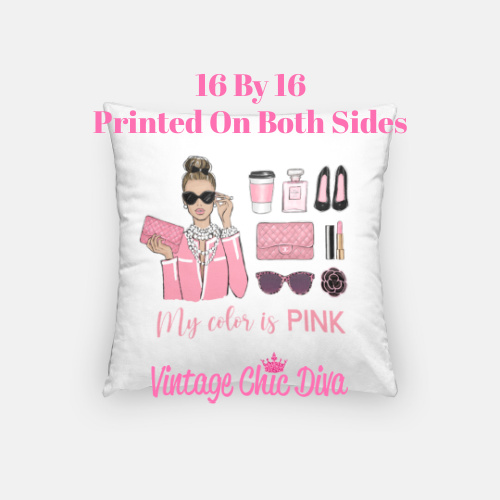 Pink Girl Boss2 Pillow Case-