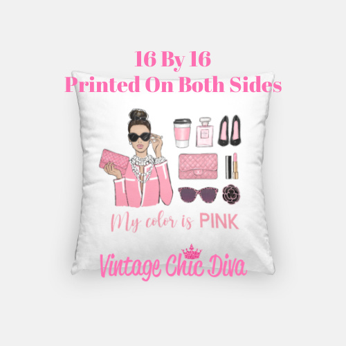Pink Girl Boss3 Pillow Case-