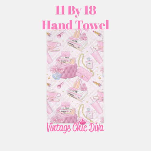 Pink Glam11 Hand Towel-