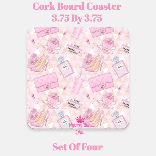 Pink Glam12 Coaster-