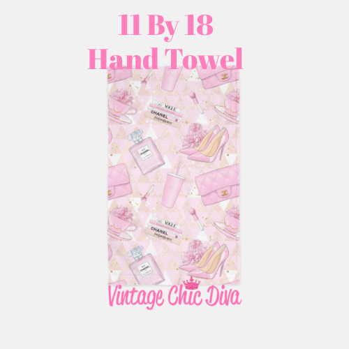 Pink Glam12 Hand Towel-