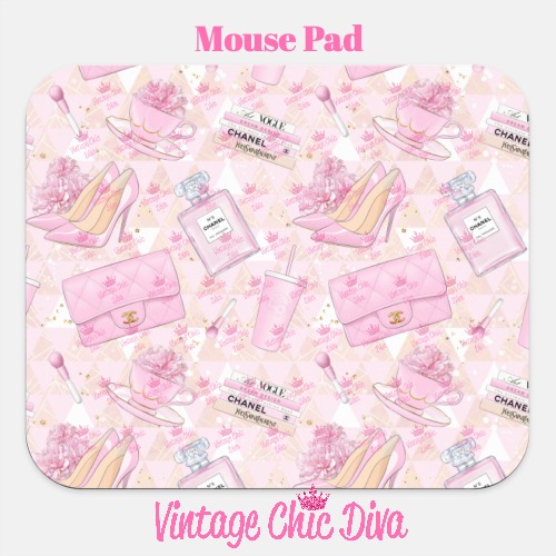 Pink Glam12 Mouse Pad-
