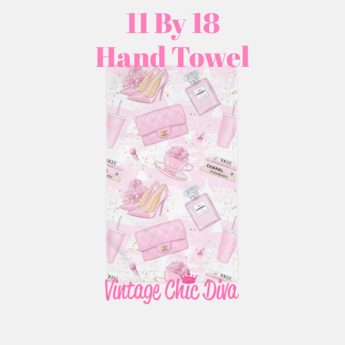 Pink Glam13 Hand Towel-