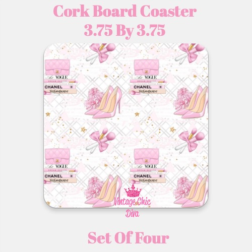 Pink Glam14 Coaster-