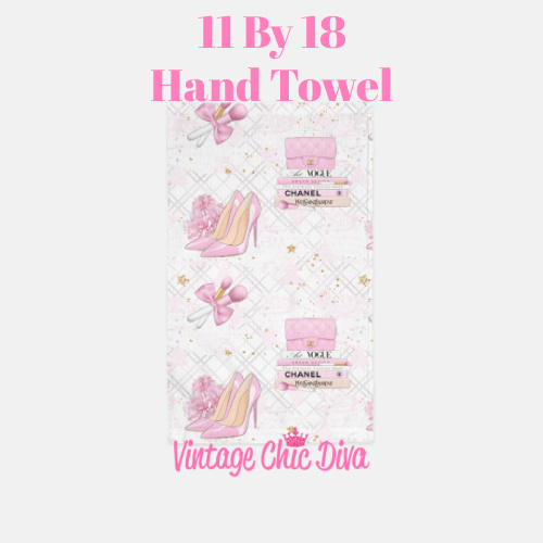 Pink Glam14 Hand Towel-