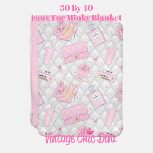 Chanel inspired blanket clearance