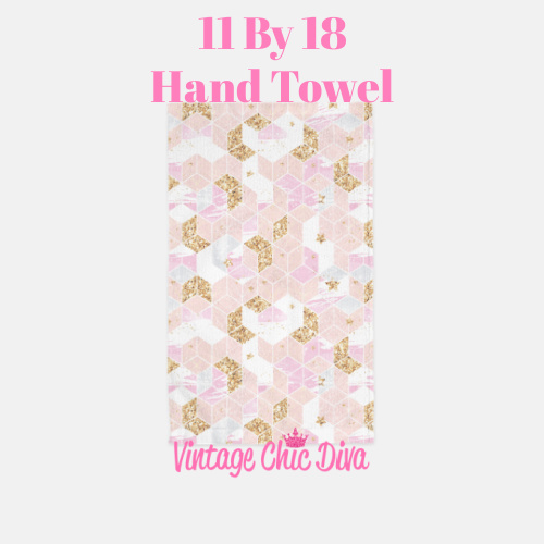Pink Glam1 Hand Towel-
