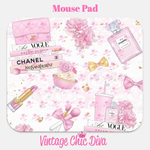 Pink Glam2 Mouse Pad-