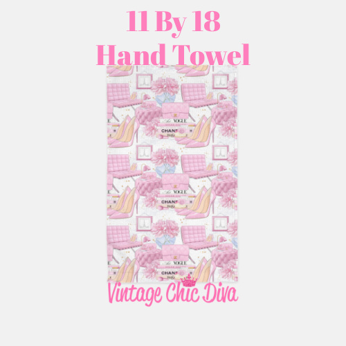 Pink Glam3 Hand Towel-