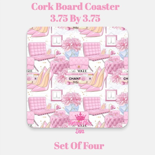 Pink Glam4 Coaster-