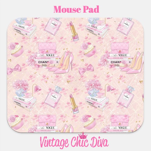 Pink Glam5 Mouse Pad-
