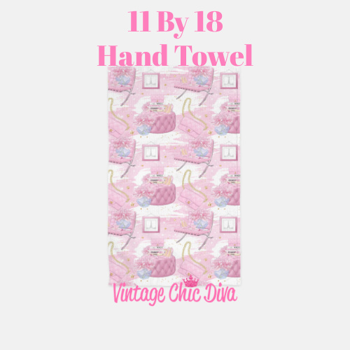 Pink Glam6 Hand Towel-