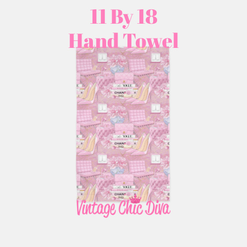 Pink Glam8 Hand Towel-
