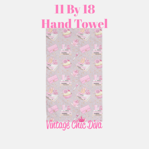 Pink Glam9 Hand Towel-