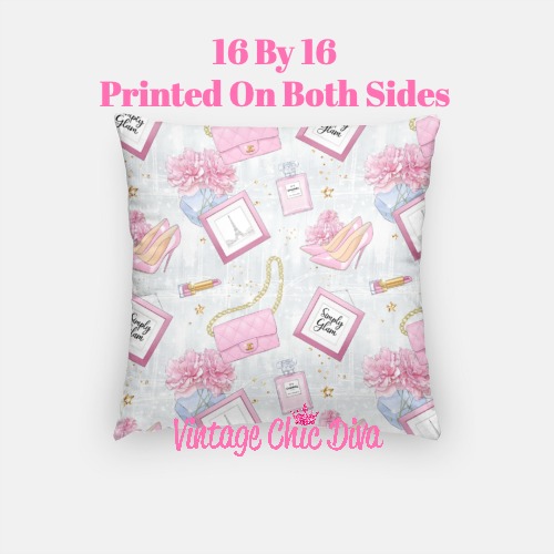 Pink Glam Chanel4 Pillow Case-