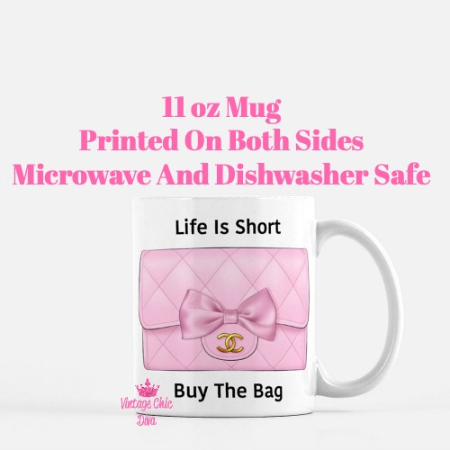 Pink Glam Chanel Bag20 Coffee Mug-