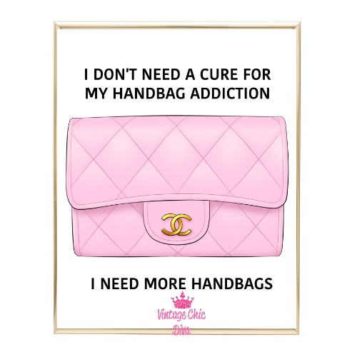 Pink Glam Chanel Handbag11 Wh Bg-