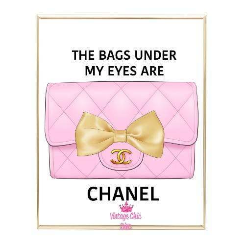 Pink Glam Chanel Handbag18 Wh Bg-