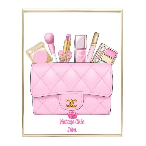Pink Glam Chanel Handbag21 Wh Bg-