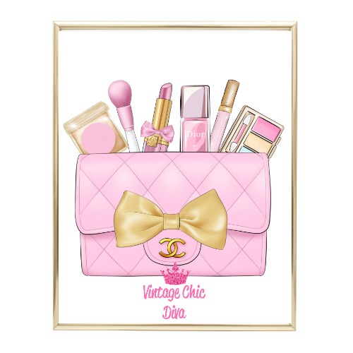 Pink Glam Chanel Handbag23 Wh Bg-