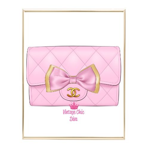 Pink Glam Chanel Handbag4 Wh Bg-