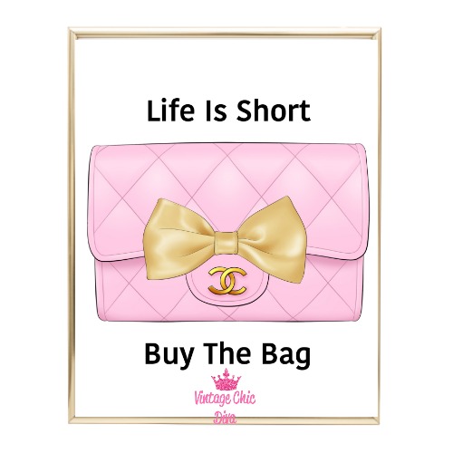 Pink Glam Chanel Handbag8 Wh Bg-