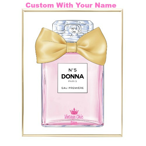 Pink Glam Chanel Perfume3 Wh Bg-
