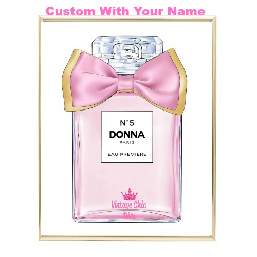 Pink Glam Chanel Perfume4 Wh Bg-