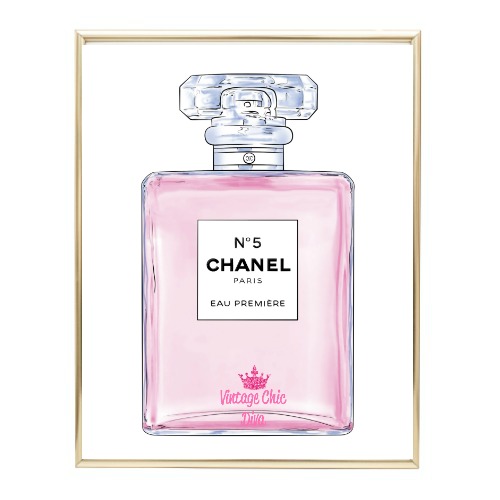 Pink Glam Chanel Perfume6 Wh Bg-