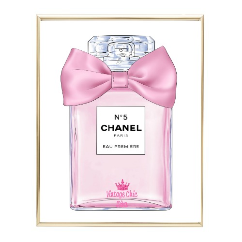 Pink Glam Chanel Perfume7 Wh Bg-