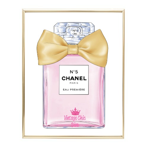 Pink Glam Chanel Perfume8 Wh Bg-