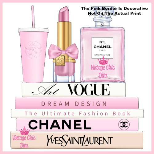 Pink Glam Chanel Starbucks Set11-